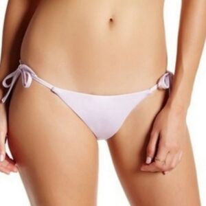 Onia Kate String Bikini Bottom Lavender Fog Purple S